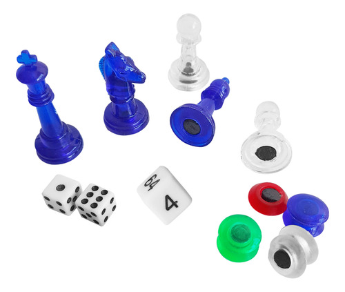 Juego De Mesa, Tablero 7 En 1, Ajedrez Damas Ludo - 12837