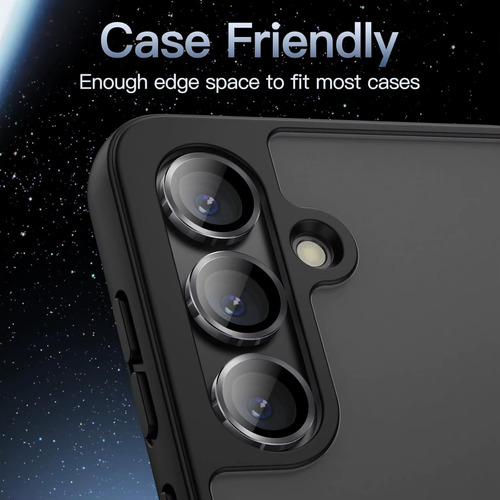 Protector De Camara Individuales Para Samsung S25 Negro