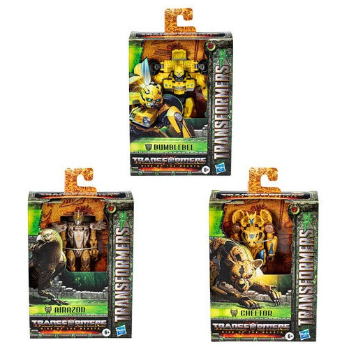 Pack 3  Figuras Transformers Rise Of The Beasts / Diverti