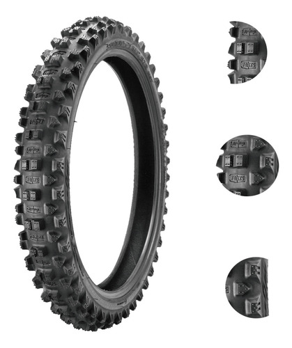 Pneu Dianteiro Borilli 7 Days Enduro Soft 90/100-21 Trilha
