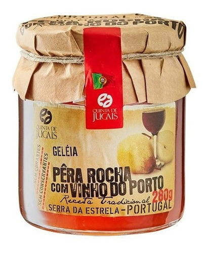 Geléia Pêra Rocha Vinho Do Porto Serradaestrela Portugal280g