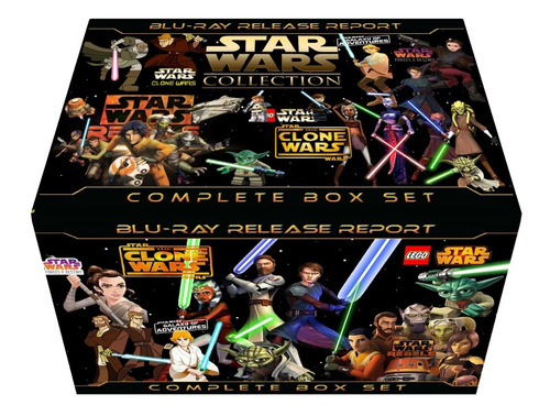 Blu-ray Box Star Wars Animation Collection - 6 Animações