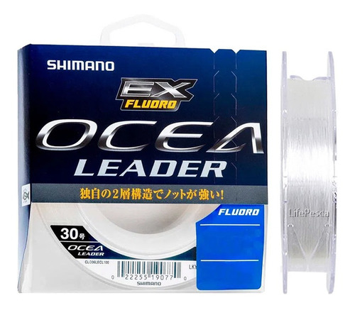 Línea de pesca Shimano EX Fluoro Ocea Leader 50 m, 0,62 mm, 50 libras