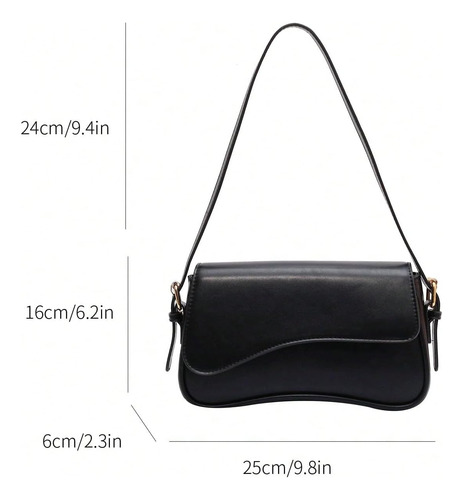 Oyoangle Bolsos De Hombro Con Solapa De Cuero De Pu Para Muj
