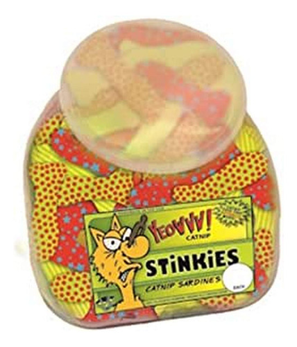 Yeowww Fish Bowl Con La Escuela De 51 Stinkies Catnip Toys