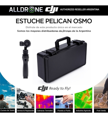 Estuche Dji Osmo + Plus Mobile Pelican Mochila Nuevo
