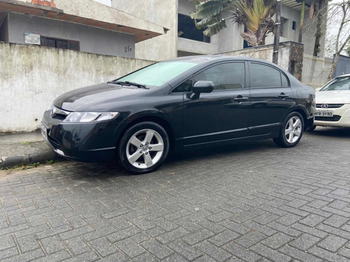 Imagem 1 de 15 de Honda Civic 2008 1.8 Lxs Flex Aut. 4p