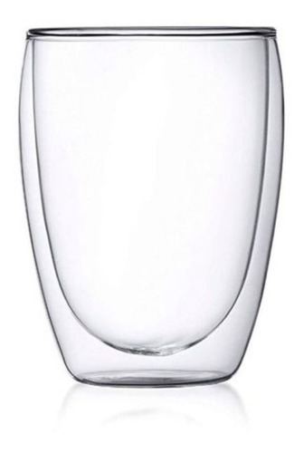 Vaso De Doble Vidrio Para Bebidas Frias/calientes 350ml