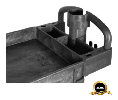 Carro Para Ferramentas 2 Bandejas Com Gavetas Cfv 032 Vonder
