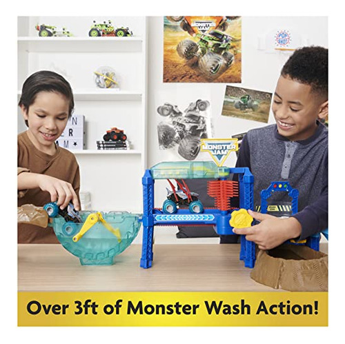 Monster Jam Megalodon Monster Wash Incluye