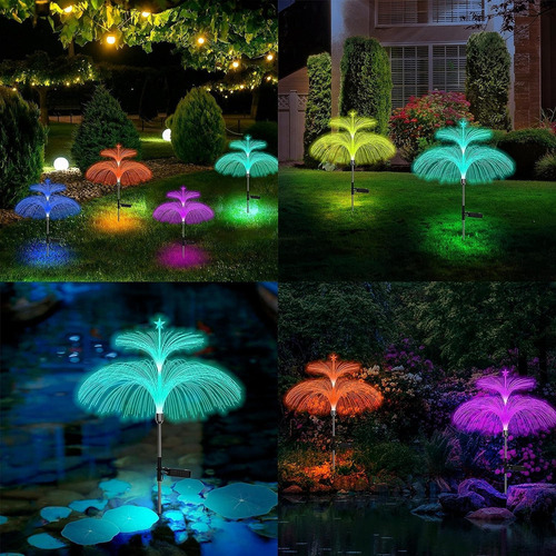 Luces De Navidad Luz Solar De Jardín Luz De Medusa