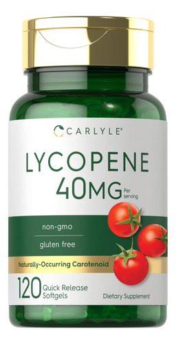 Licopeno 40mg 120 Cap Carlyle