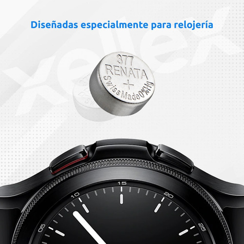 Imagen 3 de 8 de 30 X Pilas Renata 377 Sr 626 Original Suiza Blister Cerrado