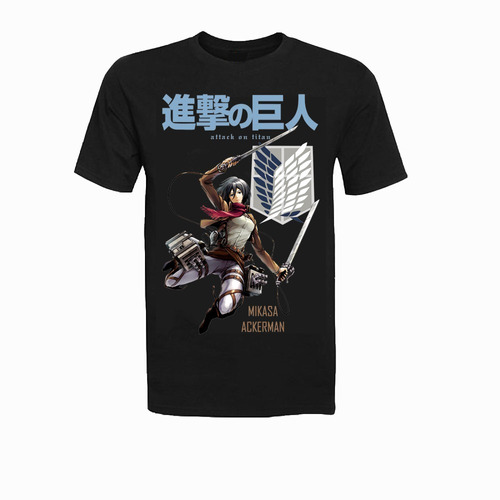 Polera Attack On Titan Shingeki No Kyojin - Mikasa Mod6