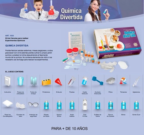 Juego Química Divertida Kit Ciencias Para Todos - Yamanca