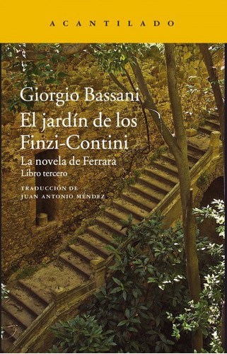 Libro El Jardín De Los Finzi-contini De Bassani, Giorgio