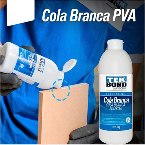 Adhesivo Blanco Pva Extra Fuerte Tekbond 1kg Pegamento Color Blanco