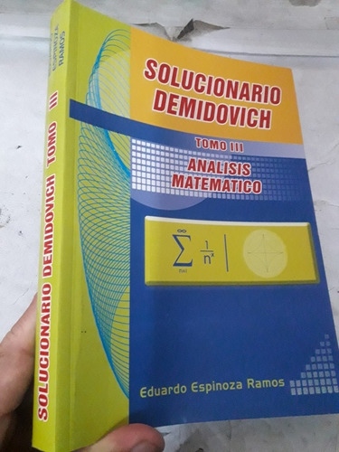 Libro Solucionario Analisis Matematico Tomo 3 Demidovich  