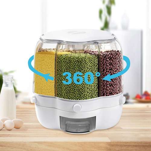Dispensador De Alimentos Rotativo Dnysysj 360° 6