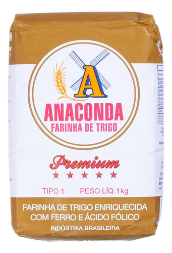 Farinha De Trigo Anaconda Premium 1kg