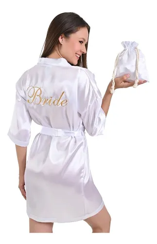 Batas de satin para novia hotsell