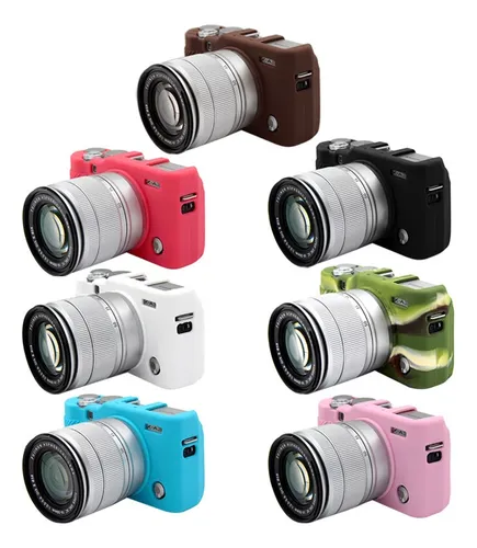 Funda Protectora De Silicona Blanca Para Fujifilm X-a3/x-a10