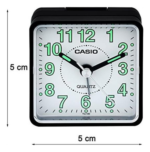 Reloj Despertador De Viaje Casio Tq140 - Radiodespertador Bl