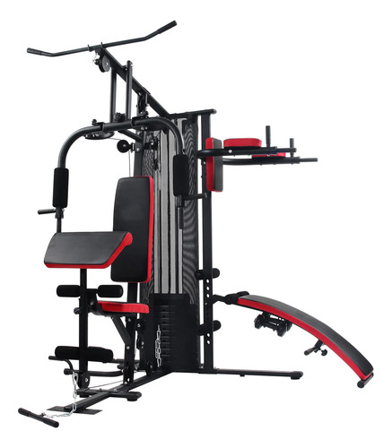 Home Gym 3 En 1 Banco Pulls 70 Kg Red Acero - Sd-409
