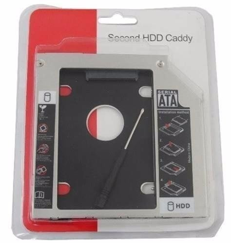 Case Caddy Gaveta Suporte Hd Notebook Para Segundo Hd 9.5mm