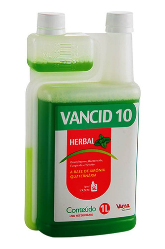 Desinfetante Bactericida Vancid 10 1l- Vansil