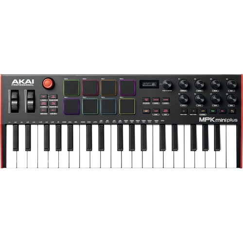 Akai Mpk Mini Play Plus Controlador Midi Y Secuenciador