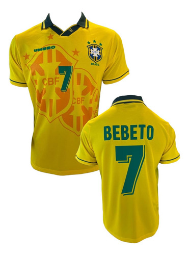 Camiseta Brasil Titular 1993/94 #7 Bebeto - Umbro