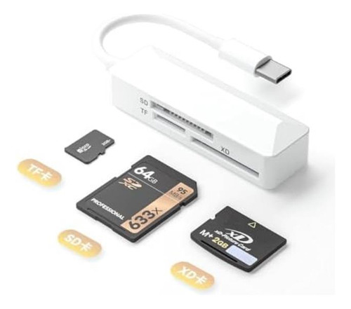 Lector De Tarjetas Micro Sd Para iPhone 15, [certificado Mfi