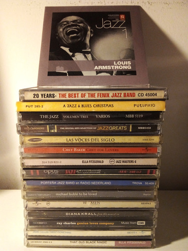 Lote De 16 Cds Jazz ( Ella Fitzgerald Sinatra Nat King Cole.