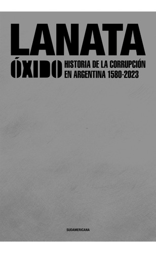 Oxido - Lanata Jorge (libro) - Nuevo