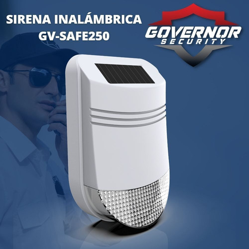 Sirena Inalambrica Exterior Para Alarmas Governor Safe250