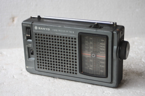 Radio Sanyo Rp 7160 N Nao Funciona Sucata De Peças Preto (Usado)