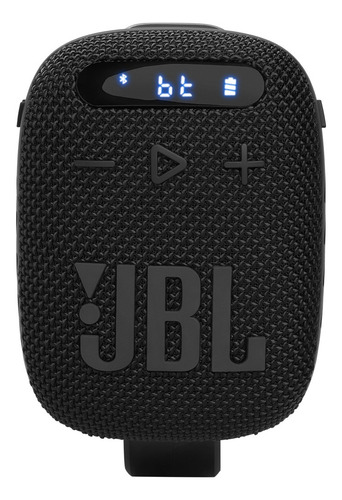 Parlante Jbl Wind 3 Bici Moto Bluetooth Micro Sd Y Radio Fm Voltaje 110v Color Negro