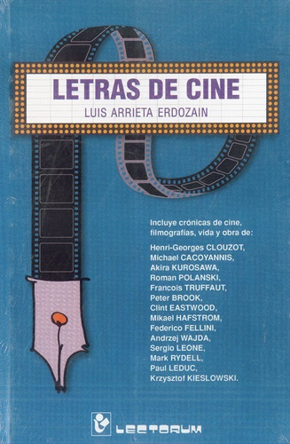 Libro: Letras De Cine Autor: Luis Arrieta Erdoza