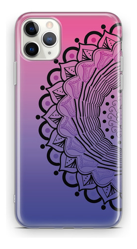 Fundas Para Celular Case Uso Rudo Mándala Colores Morado 2