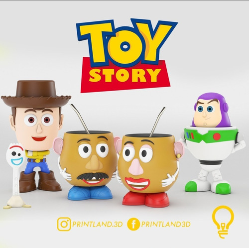 Archivos Stl Set De Mate Toy Story Pack Completo 3d