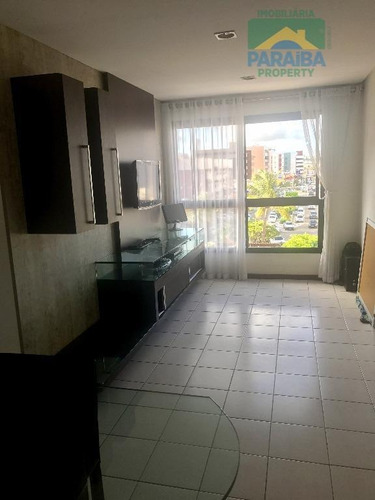 Imagem 3 de 9 de Apartamento Mobiliado Para Venda - Praia De Manaíra - João Pessoa - Pb - Ap1082