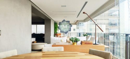 Imagem 3 de 15 de Apartamento De Extremo Bom Gosto Com Decoração Moderna E Torre Cobiçada No Cidade Jardim - Mb5587