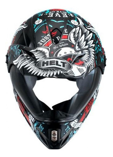 Imagem 2 de 5 de Capacete Helt Cross Vision Angel