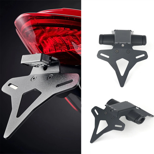 Kit De Suporte De Matrícula Traseira De Motocicleta De Cauda