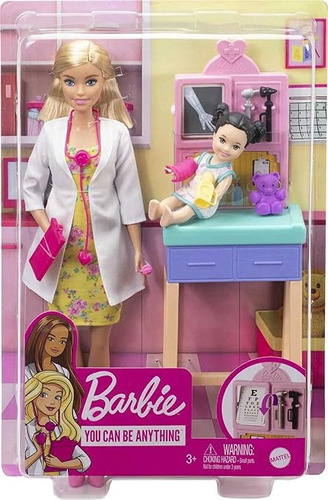 Barbie Juego De Pediatra Rubia