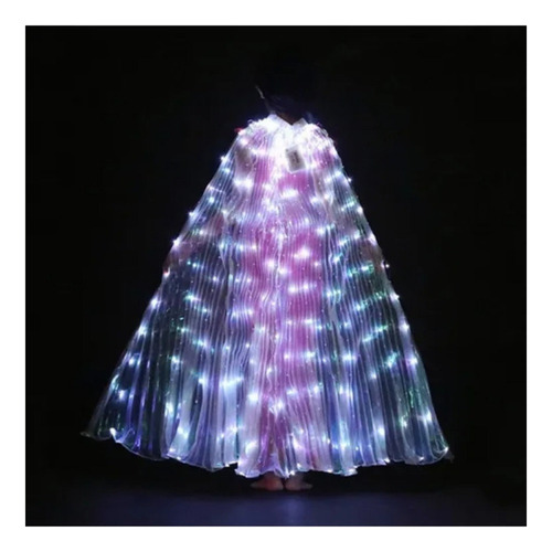 Halloween 8 Luces Led Ropa Rosa Ropa Adulto Alas De Baile