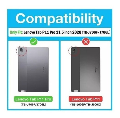 Forro O Funda Para Lenovo Tab P11 Pro Case 11.5 J706f/j706l