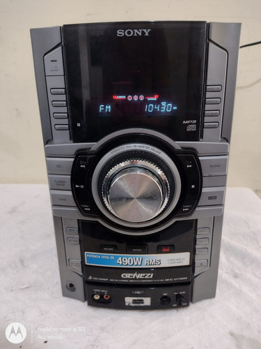 System Sony Hcd-gt555, Bivolt, Para Peças, Prateado 216 W (Usado)