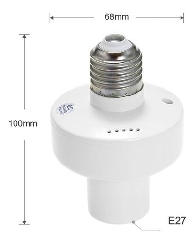 Imagen 7 de 9 de Soquete E27 Wifi Inteligente, 220v-200w Alexa Y Google Home